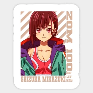 Shizuka Mikazuki Zom 100 Sticker